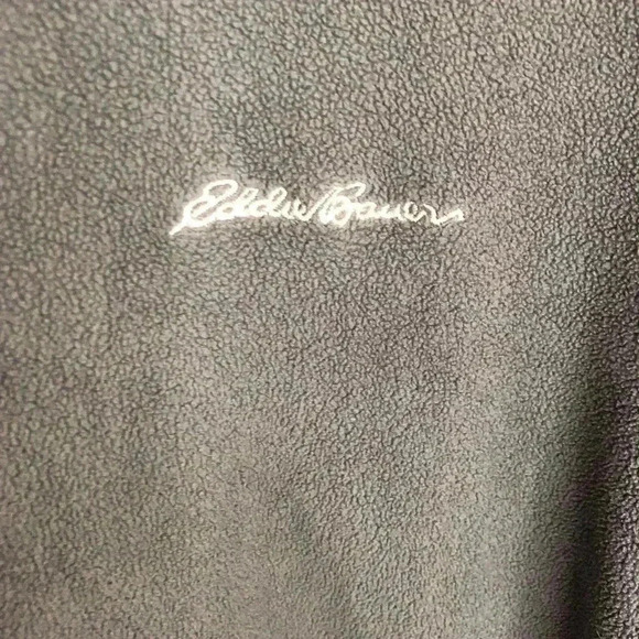 Eddie Bauer Mens Gray Fleece Zip up Jacket size XL - Picture 2 of 4